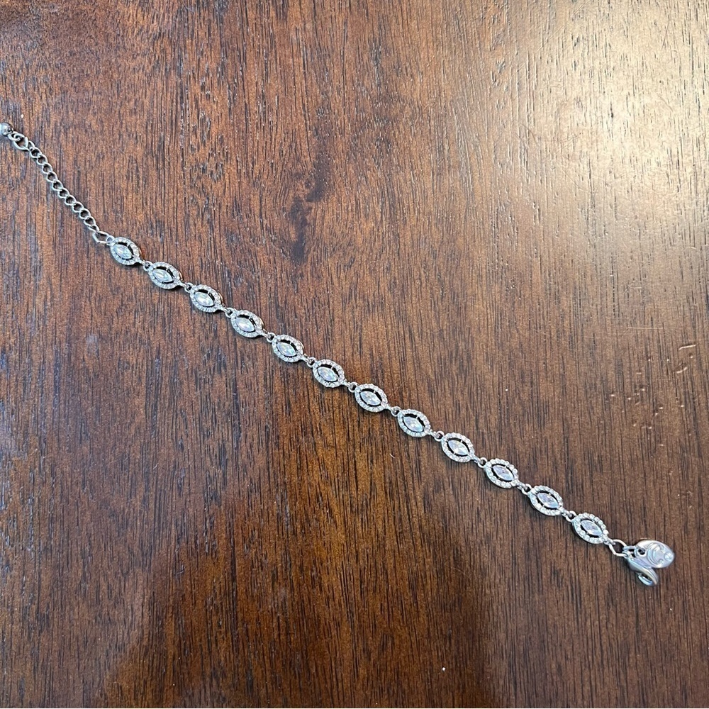 Beautiful crystal/CZ bracelet - wedding, bridal, prom, formal - Picture 3 of 3